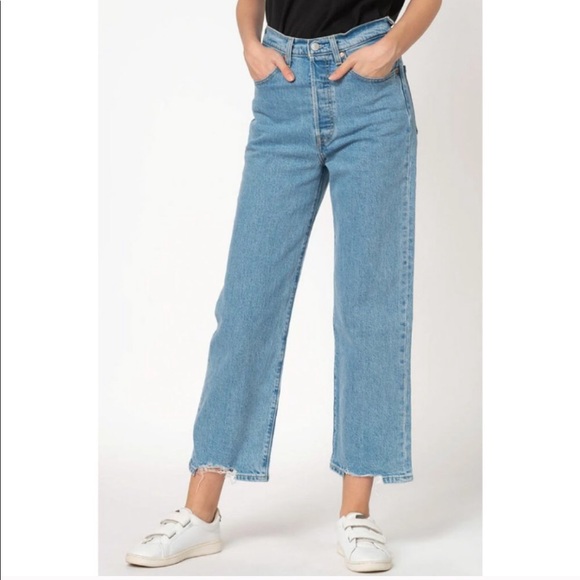 Levis Ribcage Jeans Tango Chill Wash 28 